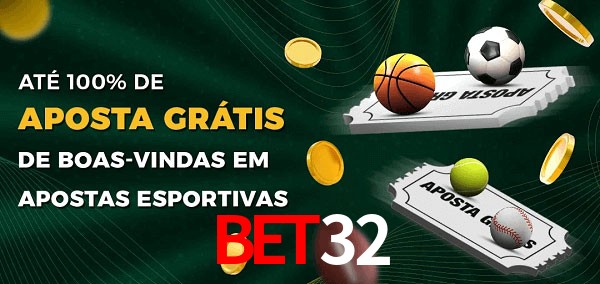 BET32 Ate 100% de Aposta Gratis